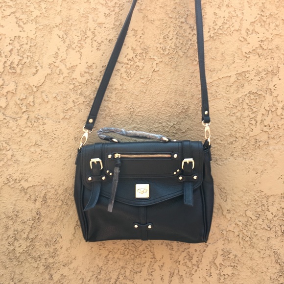 Urban Outfitters Handbags - Black satchel crossbody bag UO